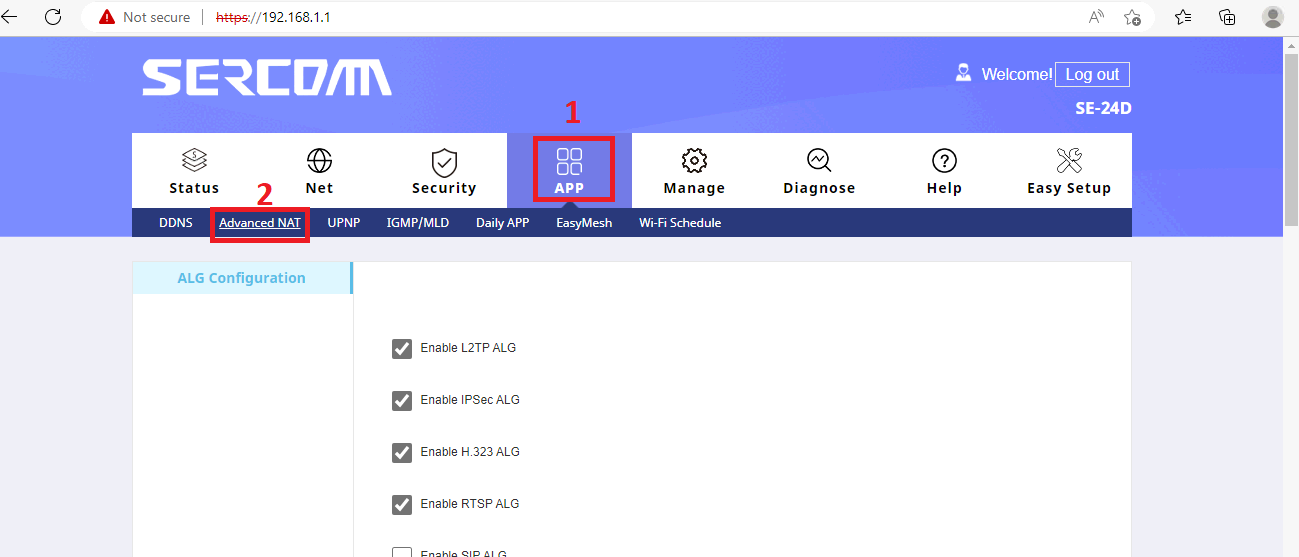 mở port modem viettel
