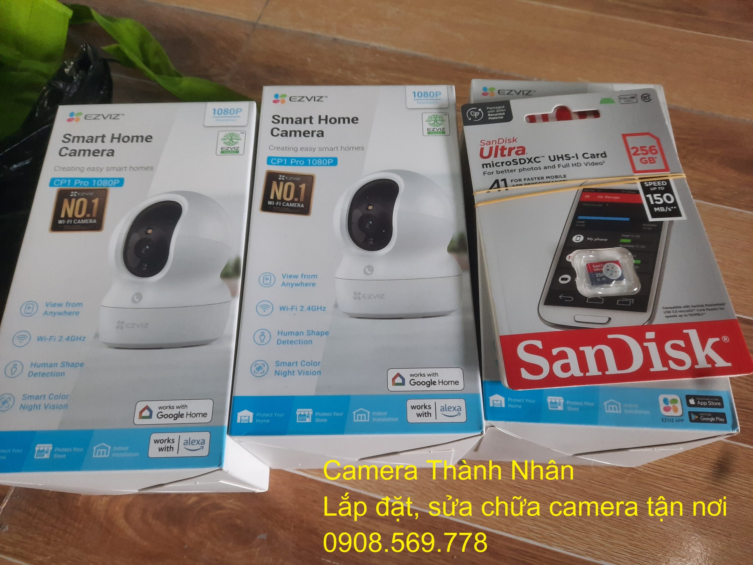 lắp camera wifi ezviz